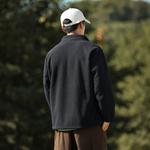 Пальто Warrior Velvet Feel унисекс, тёмно-синее - фото 7