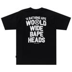 Футболка BAPE Flyer Pattern Print Tee, Black - фото 2
