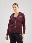 Спортивная толстовка с капюшоном на молнии DKNY Performance, Wine Red - фото 3