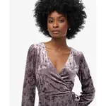 Платье Superdry W8011964A long sleeve short, серый - фото 5