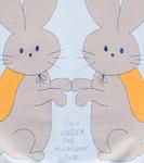 Толстовка Bunnies из хлопкового джерси Tinycottons, Pastel Blue - фото 2