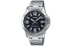 CASIO Часы Men Standard Series Black Watch MTP-V004D-1B2, Black Dial - фото