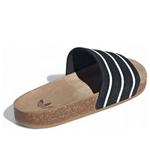 Шлепанцы adidas Adilette Slides 'Core Black Gum' - фото 4