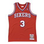 Джерси Mitchell & Ness Authentic 76ERS 02 03 Allen Iverson 'Victory' Mitchell Ness, красный - фото