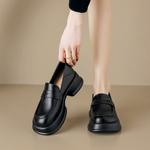 Женские черные лоферы JOSINY - фото 5