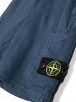 Stone Island Junior шорты карго с нашивкой Compass, синий - фото 3