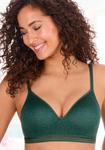 Бюстгальтер пуш-ап LASCANA, Dark green - фото 3