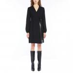 WEEKEND MaxMara Платье с длинными рукавами SS24 черное - фото 4