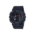 CASIO Часы Men Liquid Crystal/Analog Dual Display Series Black Watch GA-140BMC-1A, Black Dial - фото