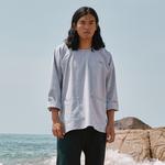 Рубашка унисекс CLOT, серый - фото 6