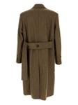 Пальто с поясом Ferragamo, зеленый - фото 2