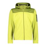 Мужская куртка CMP Softshell с капюшоном и застежкой-молнией 39A5027 - фото