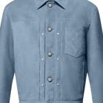 LOUIS VUITTON Кожаная куртка, Blue - фото 4