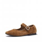 Туфли на блочном каблуке Mary Jane Brut Ros′e, Coffee - фото 8