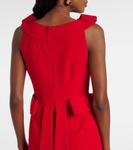 Дафни мини-платье из крепа с бантом The New Arrivals Ilkyaz Ozel, Red - фото 6