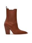 Ковбойские сапоги Leni Leather Boot 40T4LNHE5L Michael Kors, коричневый - фото