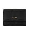 Тканевый кошелек с логотипом Kazar, черный - фото