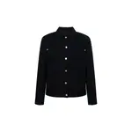 Givenchy Классическая джинсовая куртка, Black - фото