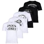 Футболка Jack & Jones 5er Pack, белый - фото