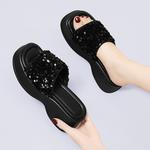 Шлепанцы женские Golden Silk Rabbit, серебряный - фото 11