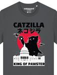 Футболка Catzilla серого цвета wat? Apparel - фото 3