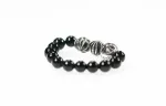 Chrome Hearts Серебряное кольцо унисекс черное - фото 7