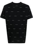 Футболка из хлопка с принтом логотипа Givenchy 4G, черный - фото