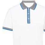 Футболка поло мужская белая PRADA - фото 7