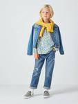 Джинсы Mom для девочек John Lewis, Mid Wash Blue - фото 3