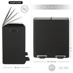 Бак с педалью Spirella, черный - фото 4