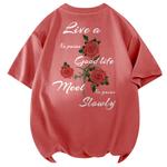 Футболка унисекс WARRIOR, красный - фото