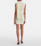 Мини-платье с драпировкой и шарфом Aya Muse, Butter Yellow - фото 3