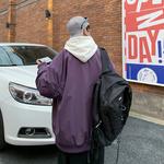 Куртка унисекс Jeep, фиолетовая (с флисовой подкладкой, кашемироподобная, реверсивная) - фото 5