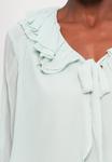 Блуза DESIGNERS REMIX IOLA RUFFLE BLOUSE, Dusty Mint/Light Green - фото 7