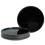 Десертная тарелка Creatable Futuro, керамическая посуда - черная - фото