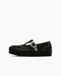 Кеды All Star Lifted Rib Tape T-Strap WT OX Platform Converse, цвет Black - фото 3