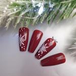 Искусственные ногти «Рождественская зима», 24 шт. Deni Carte - фото 4