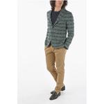 Пиджак CC COLLECTION checked side vents notch lapel PAPIRO 2-button Corneliani, синий - фото 4