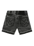 Джинсовые шорты с бусинами Marc Jacobs Kids, черный - фото 2