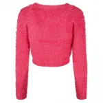 Кардиган Urban Classics Cropped Feather, розовый - фото 4