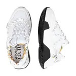 Кроссовки с добавлением кожи Versace, белый - фото 3