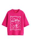 Джемпер Next Jumper, Bright Pink/Pink - фото