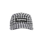 Кепка Supreme Gingham Camp, черная - фото