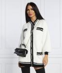 Сумка женская Patrizia Pepe кожаная с заклепками на цепочке, черный - фото 3