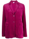 Вельветовый блейзер с карманами ASPESI, розовый - фото