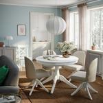 Стол раздвижной, белый, 110/155 см IKEA Rosentorp - фото 4