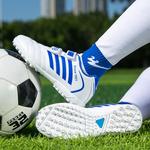 Детские футбольные бутсы для детей Binary, белый/синий - фото 9