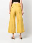 Myths укороченные брюки широкого кроя, желтый - фото 4
