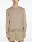 Свитер с круглым вырезом Zegna, нейтральный - фото 2
