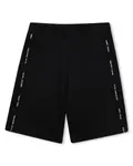 Детские бермуды из черного хлопка Marc Jacobs - фото